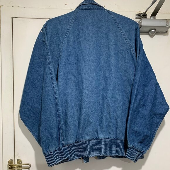 VINTAGE MASS PARIS NEW YORK STUDS DENIM JACKETS SIZE M - Picture 10 of 11